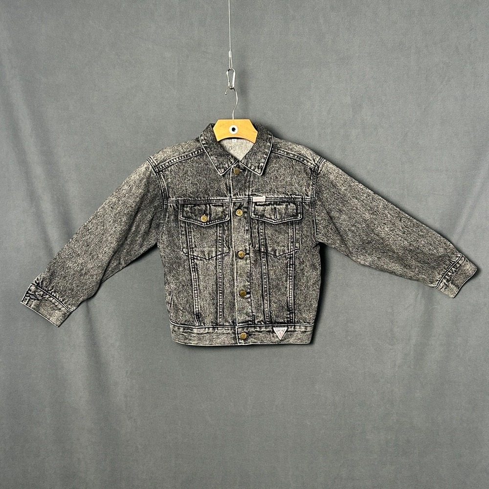Vintage Georges Marciano By Guess Acid Wash Denim Jacket Women's S Made in USA